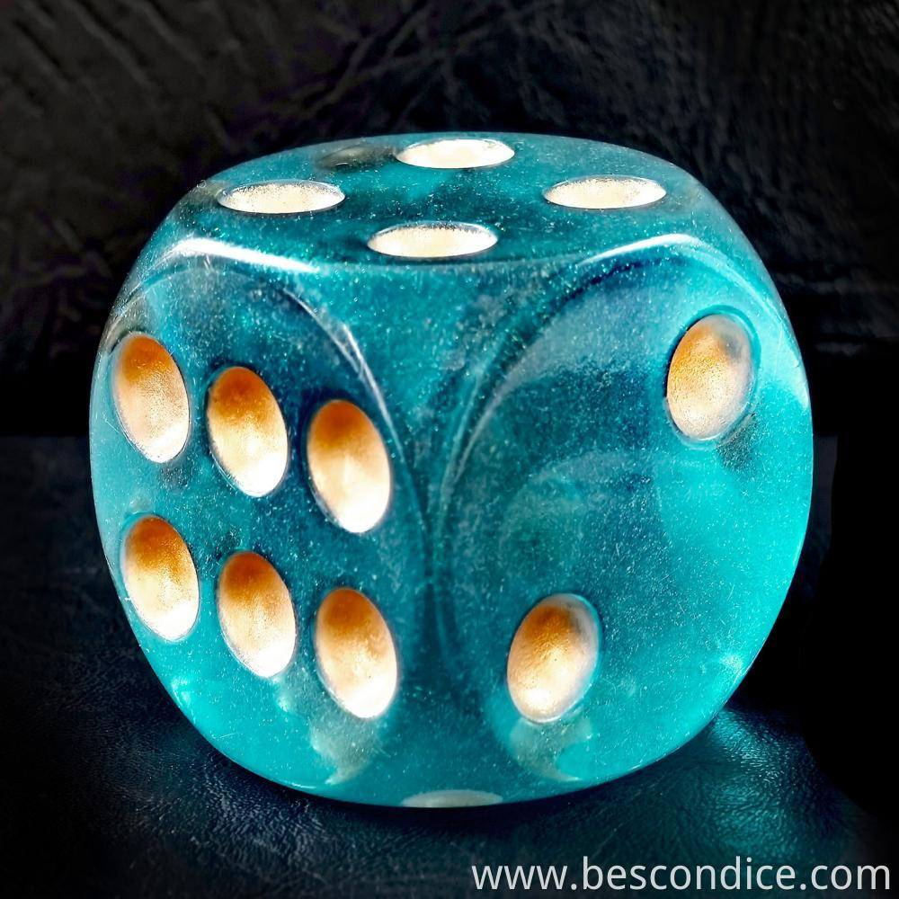 Solid Acrylic 40mm Jumbo Dice 6 Sided 4 Solid Acrylic 40mm Jumbo Dice 6 Sided 4